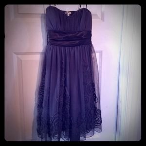 Spaghetti Strap Gray Dress
